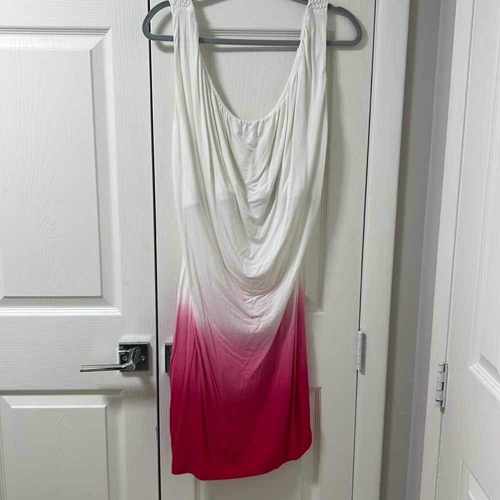 Sundress pink and white ombré